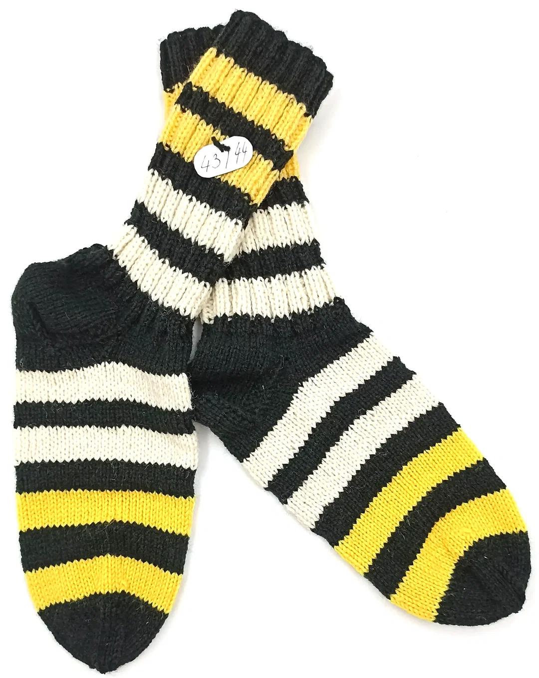 Handgestrickte Wollsocken Gr. 43/44 - Bild 1