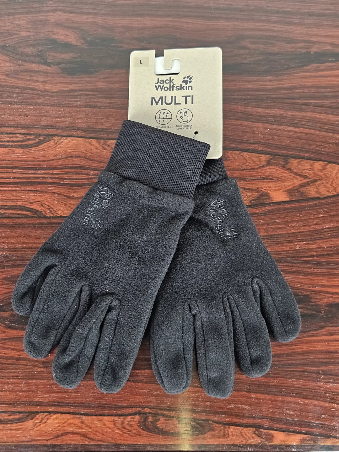 Jack Wolfskin Herren Handschuhe - schwarz - Bild 1