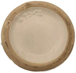 Henkelvase beige/matt, Vintage Midcentury - Bild 3