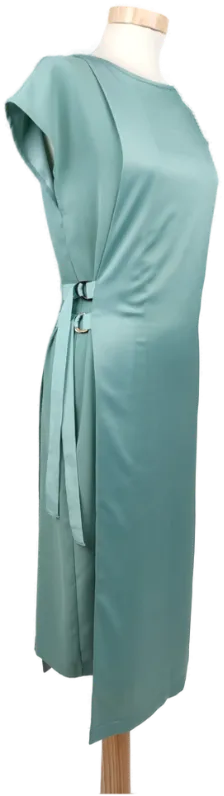 Topshop Damen Midikleid, aqua - Gr. XS - Bild 3