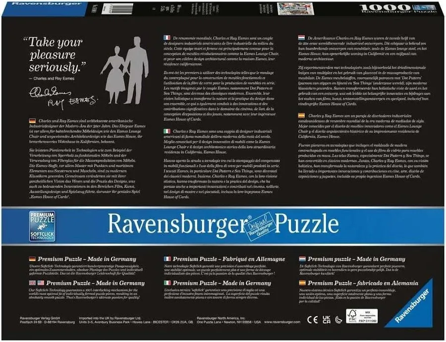 Ravensburger Puzzle „Eames Chairs – Collectors Edition“ – 1000 Teile – Premium Puzzle – Bild 2