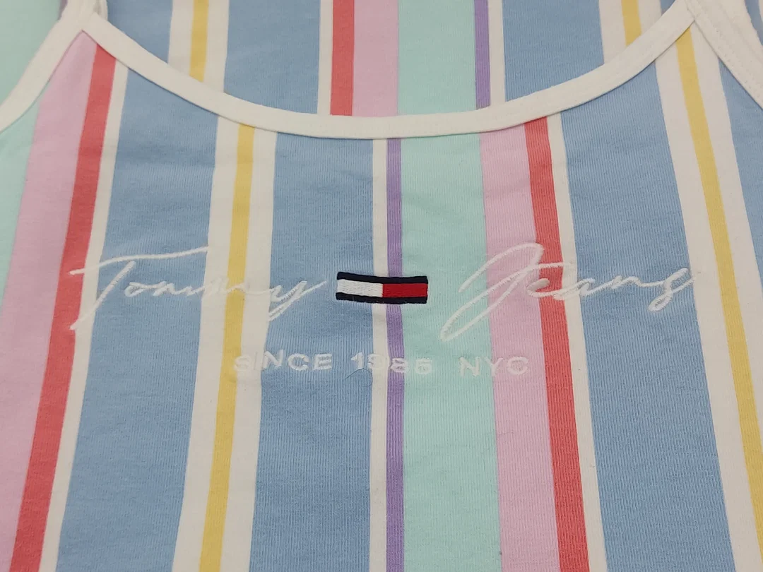 Tommy Hilfiger Damen Kleid mehrfarbig gestreift Gr. S – Bild 3
