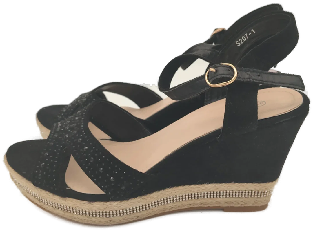 Sandalen Sonstige Gr.41 Unifarben | Festlicher Chic – Bild 4
