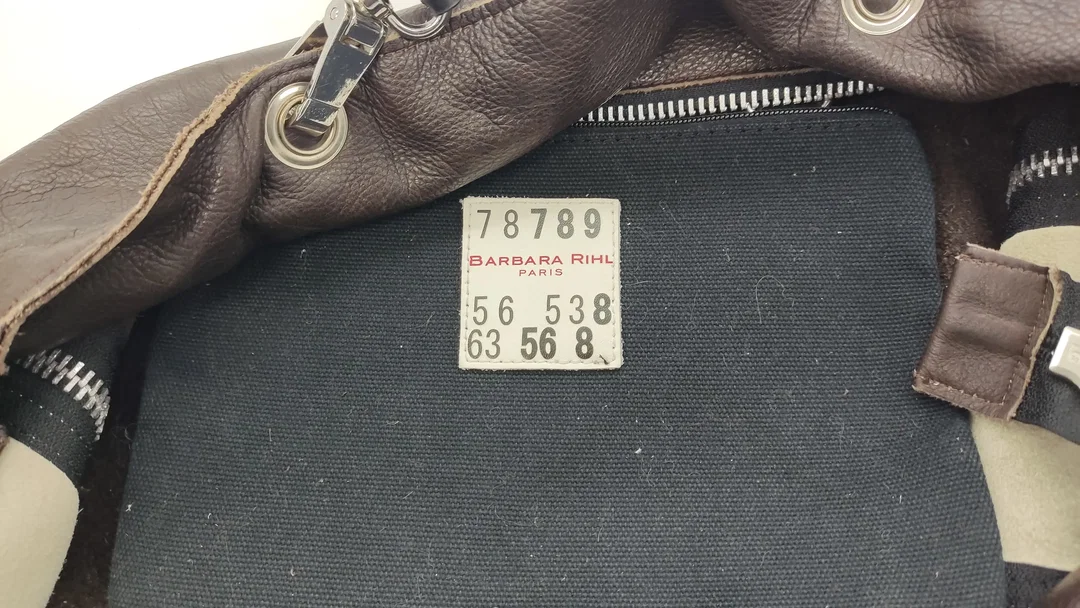 Barbara Rihl Paris "Chic" Handtasche / Handbag aus Leder – Bild 6
