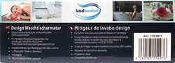 Badkomfort — Design-Waschtischarmatur Einhebelmischer, Chrom — Neu in OVP (Art. 110-0011, Barcode 4260105554976) - Bild 3
