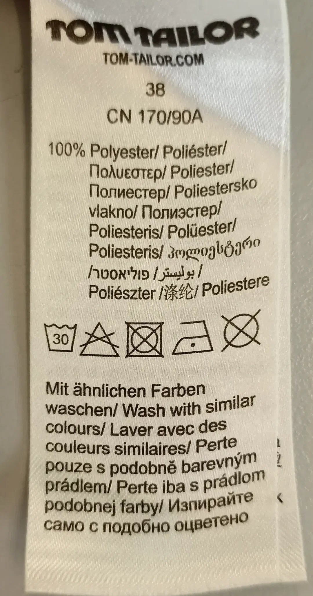Tom Tailor Damenbluse gemustert Gr. M – Bild 4