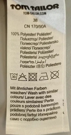 Tom Tailor Damenbluse gemustert Gr. M – Vorschau 4