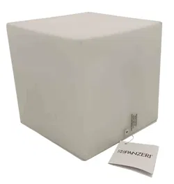 Würfellampe, Dekoleuchte von Panzeri, Italien, Maße 14 x 14 cm, ohne Glühbirne – ein stilvoller Akzent für jedes Ambiente. - Bild 1