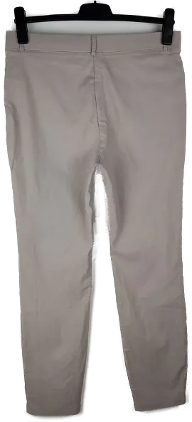 Stretchhose "Canda" sandfarben ohne Zipp und ohne Taschen,  Größe 44 – Bild 3