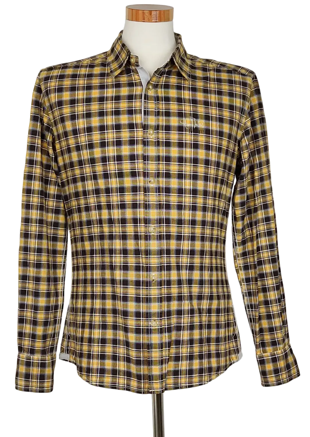 s.Oliver Herren Hemd, gelb - Gr. M  - Bild 4