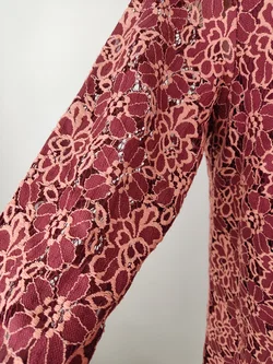 Mamalicious Umstandskleid Weinrot Geblümt | Wie Neu - Bild 7