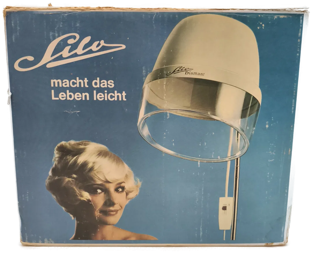 Haartrockenhaube, Silo de luxe, Vintage, Deko, Rarität – Bild 2