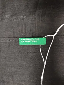 Bluse Benetton Größe S | Leichter Alltagsliebling - Bild 3