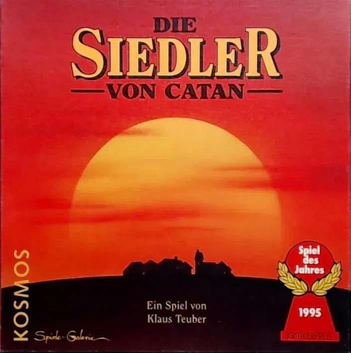Die Siedler von Catan – Basisspiel (Kosmos, deutsch, „Spiel des Jahres 1995“, rote Box) - Bild 1