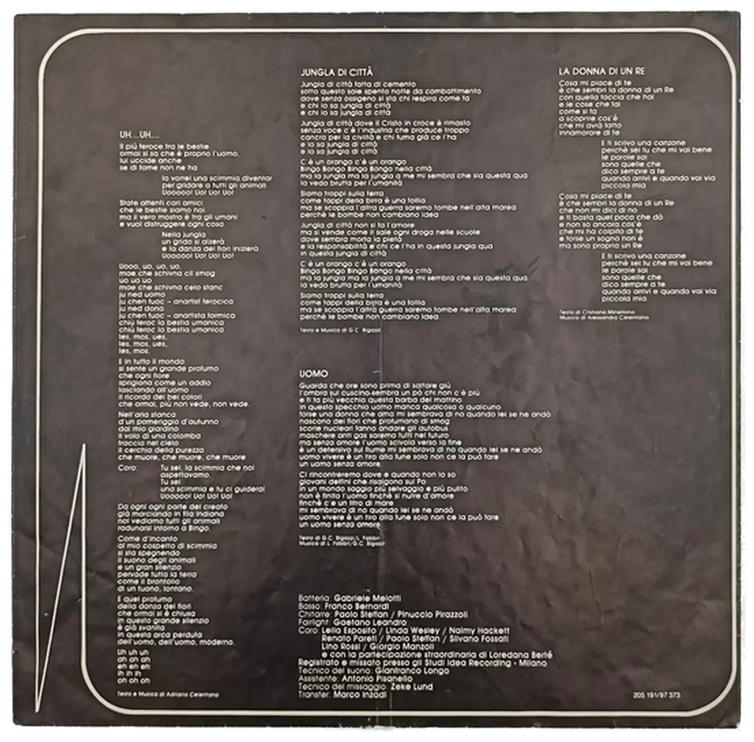  LP Vinyl Adriano Celentano "Uh... uh..."  – Bild 4
