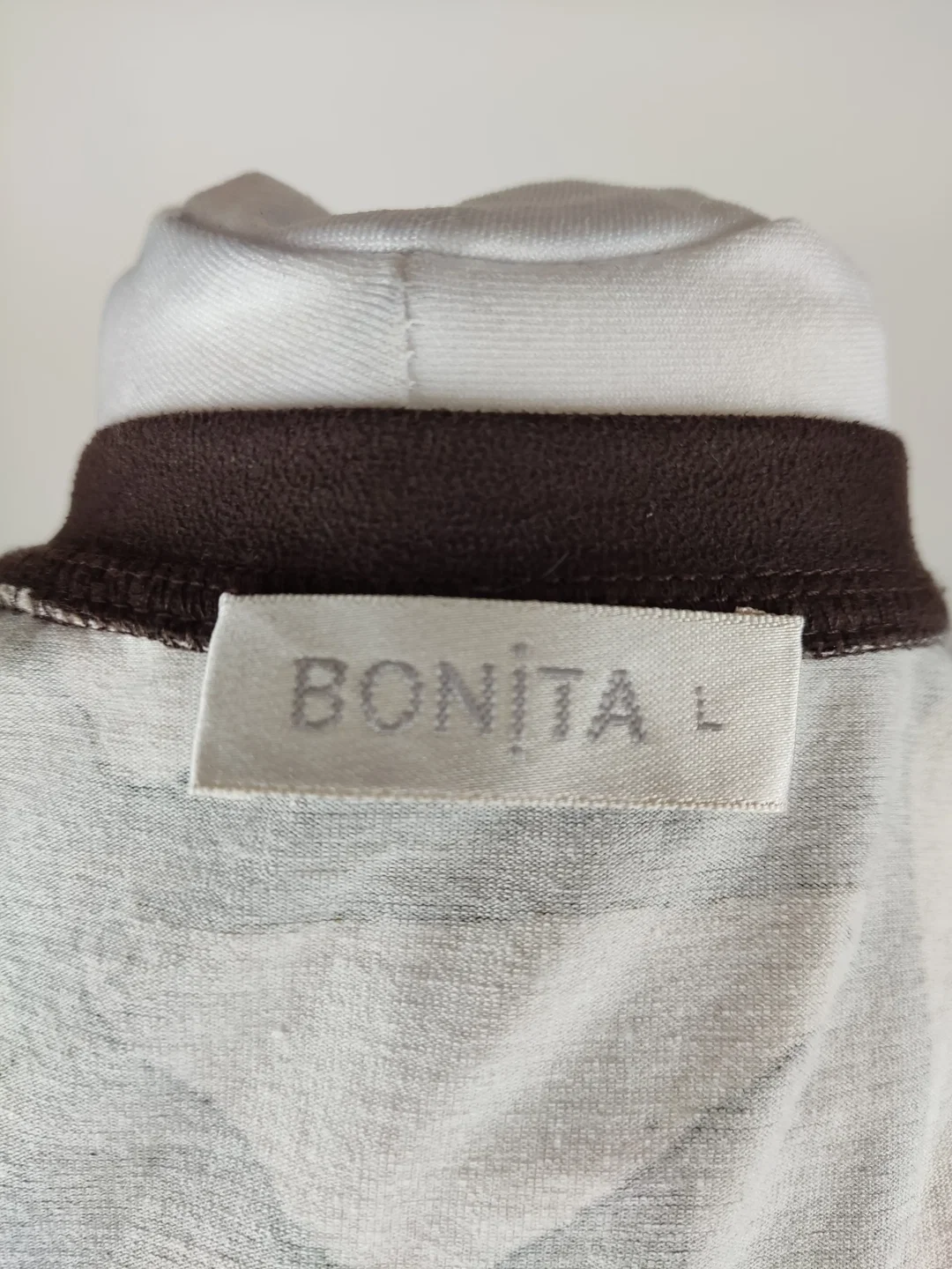 Bonita Jacke L/40 | Braun-Buntes Unikat – Bild 4