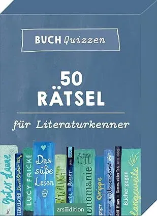 Buchquizzen – 50 Rätsel für Literaturkenner (arsEdition, Kartenspiel) - Bild 4