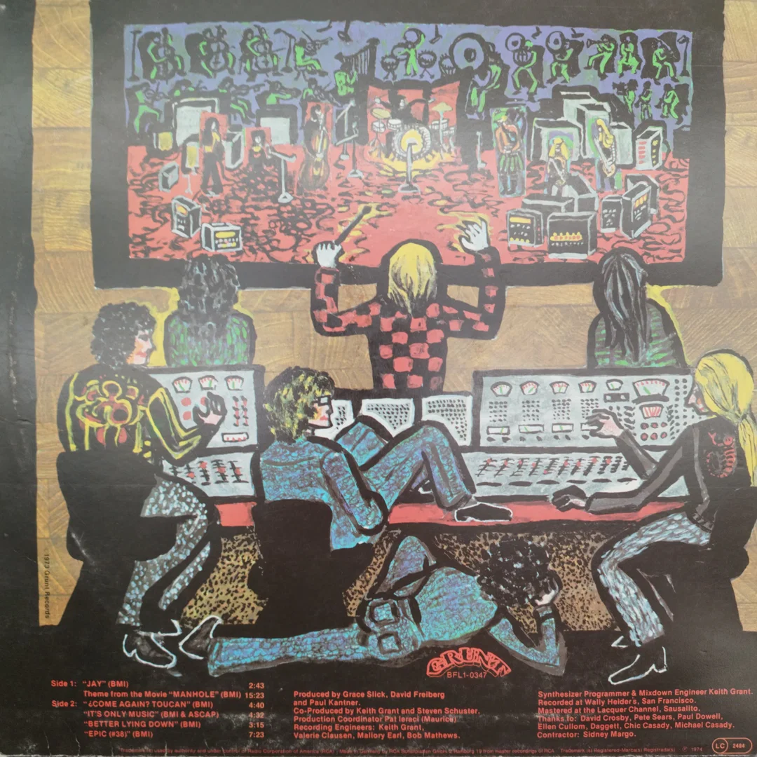 LP Grace Slick Manhole (Rock) (1974) | Aus Den 70ern – Bild 2