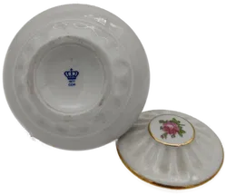 Wagner&Apel - 1877 GDR Blaue Krone - Porzellan Miniatur Dose - Bild 2