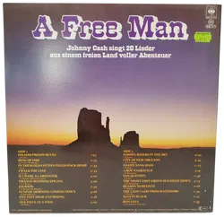 LP Johnny Cash A Free Man (1981) | Country-Klassiker - Bild 2