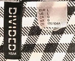 H&M Divided Midikleid kariert Gr. L - Bild 4