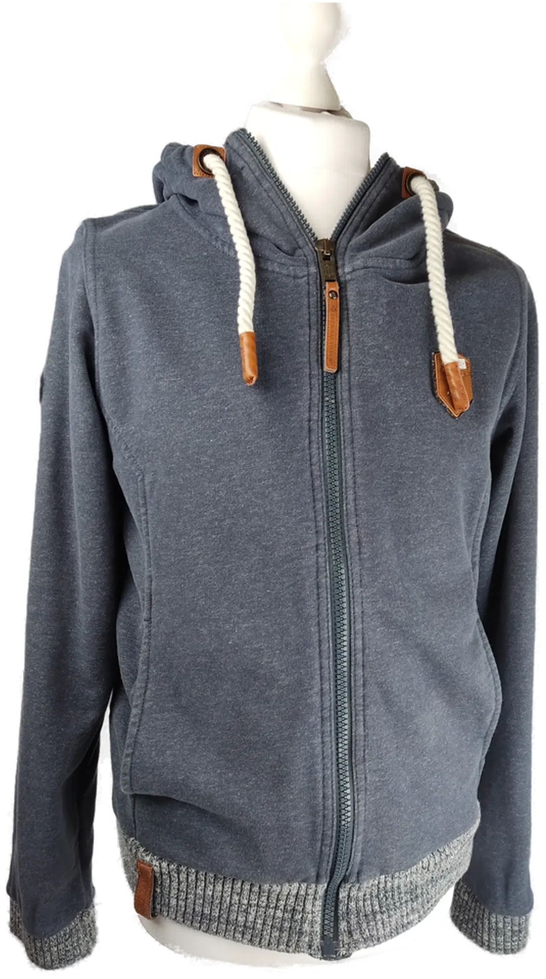 Naketano Herren Kapuzen Sweater Jacke L Baumwolle | Streetwear-Charme - Bild 1