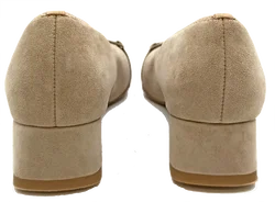 ara Damenpumps Rauleder beige Gr. 38,5 - Bild 4