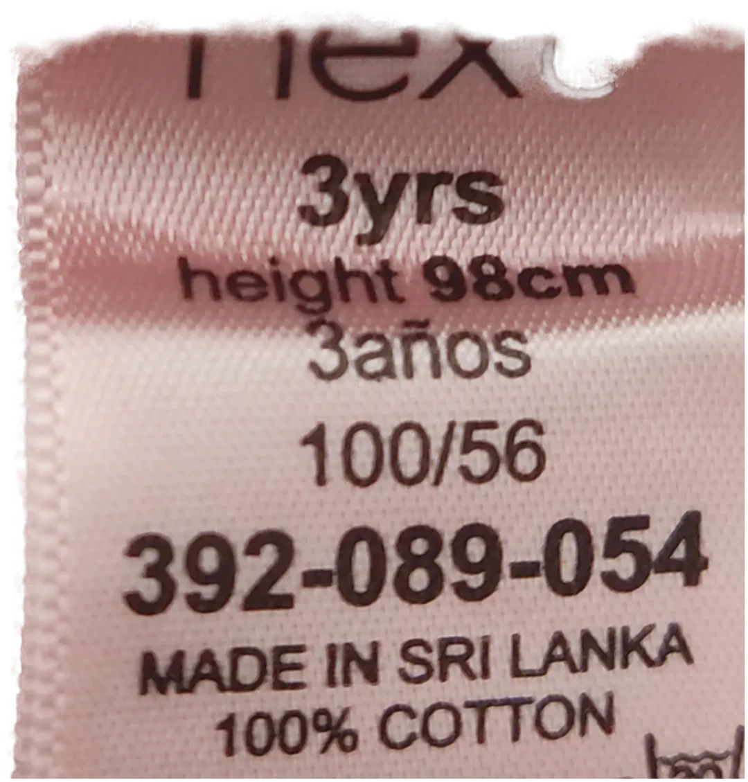 Next Kinder Jeansjacke rosa Gr. 98 cm – Bild 3