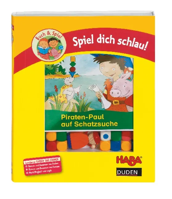 Piraten-Paul auf Schatzsuche - Farben und Formen - HABA DUDEN  - Bild 2