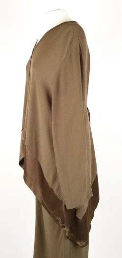 Tunikashirt Kristina (ohne Rock) Braun | luftig leicht  - Bild 2