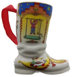 Hutschenreuther Weihnachtsstiefel 2000 Porzellan - Bild 3