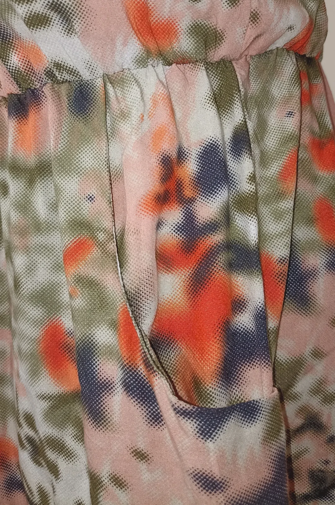 Amisu Minikleid gemustert Gr. 40 – Bild 3