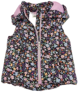 Kinder Steppweste geblümt Gr. 92 - Bild 3