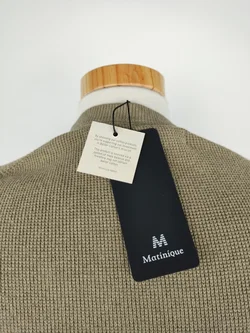 Matinique Herrenpullover khaki - S / 46 – Vorschau 4