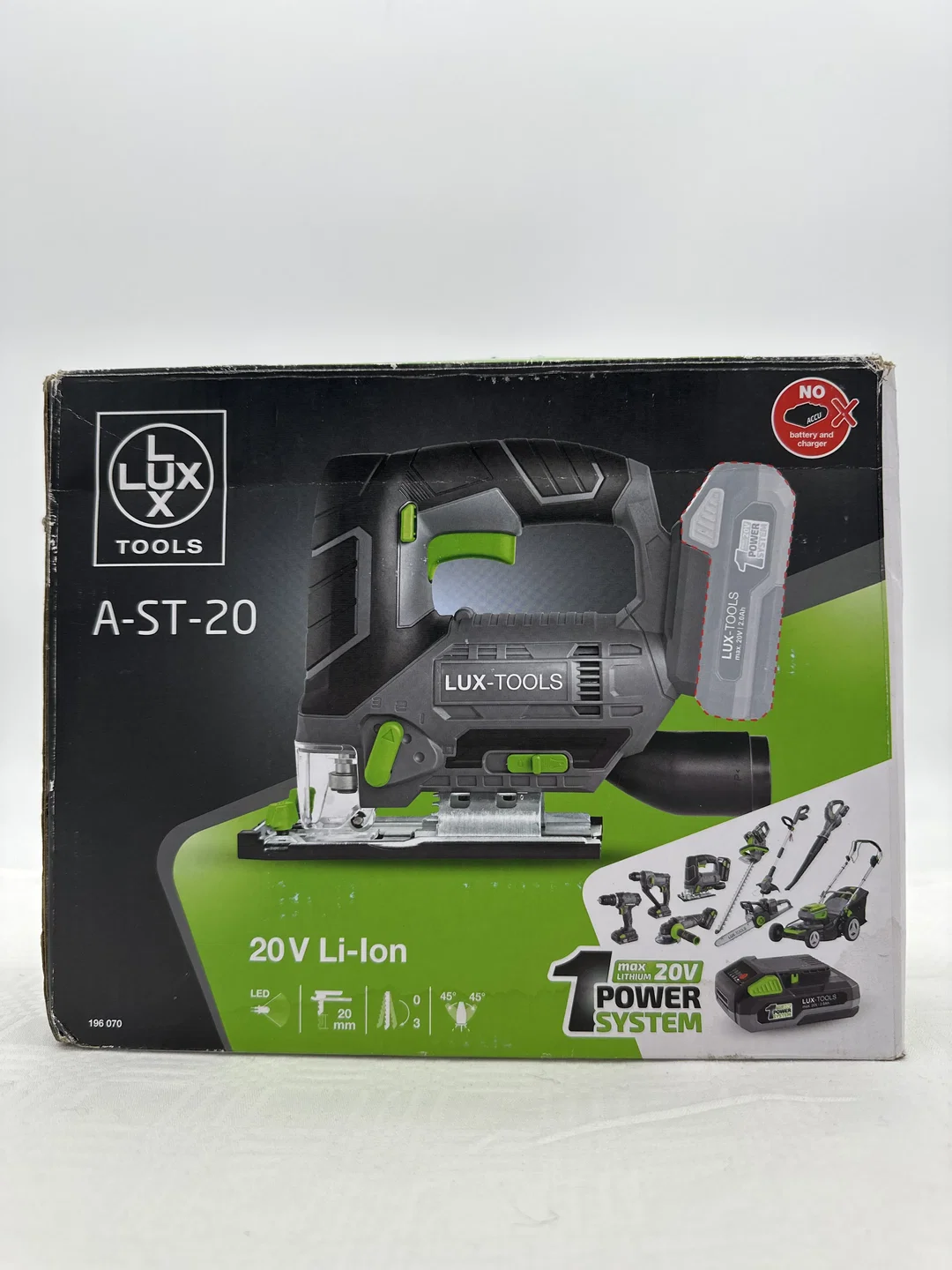 Lux Tools Akku Stichsäge 1 Power System A-ST-20 - Bild 1