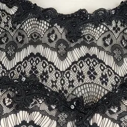 Spitzenkleid schwarz Größe 38 - Bild 4