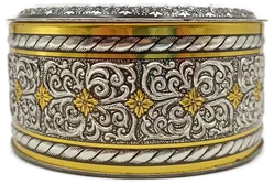 Vintage Hubertus Klieber Dose (Modell 290/2) – Oval mit romantischem Liebespaar – Vorschau 5