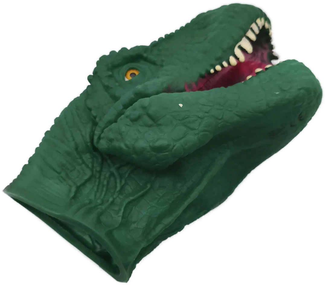 Handpuppe T-Rex Dinosaurier, Gummi – Bild 1
