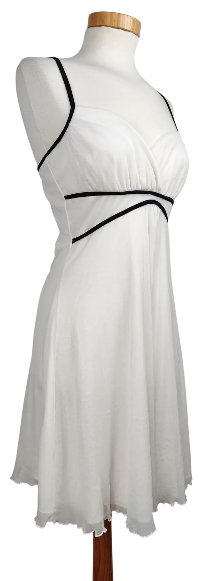 AMISU Damen Midikleid, weiß - Gr. S  – Bild 3