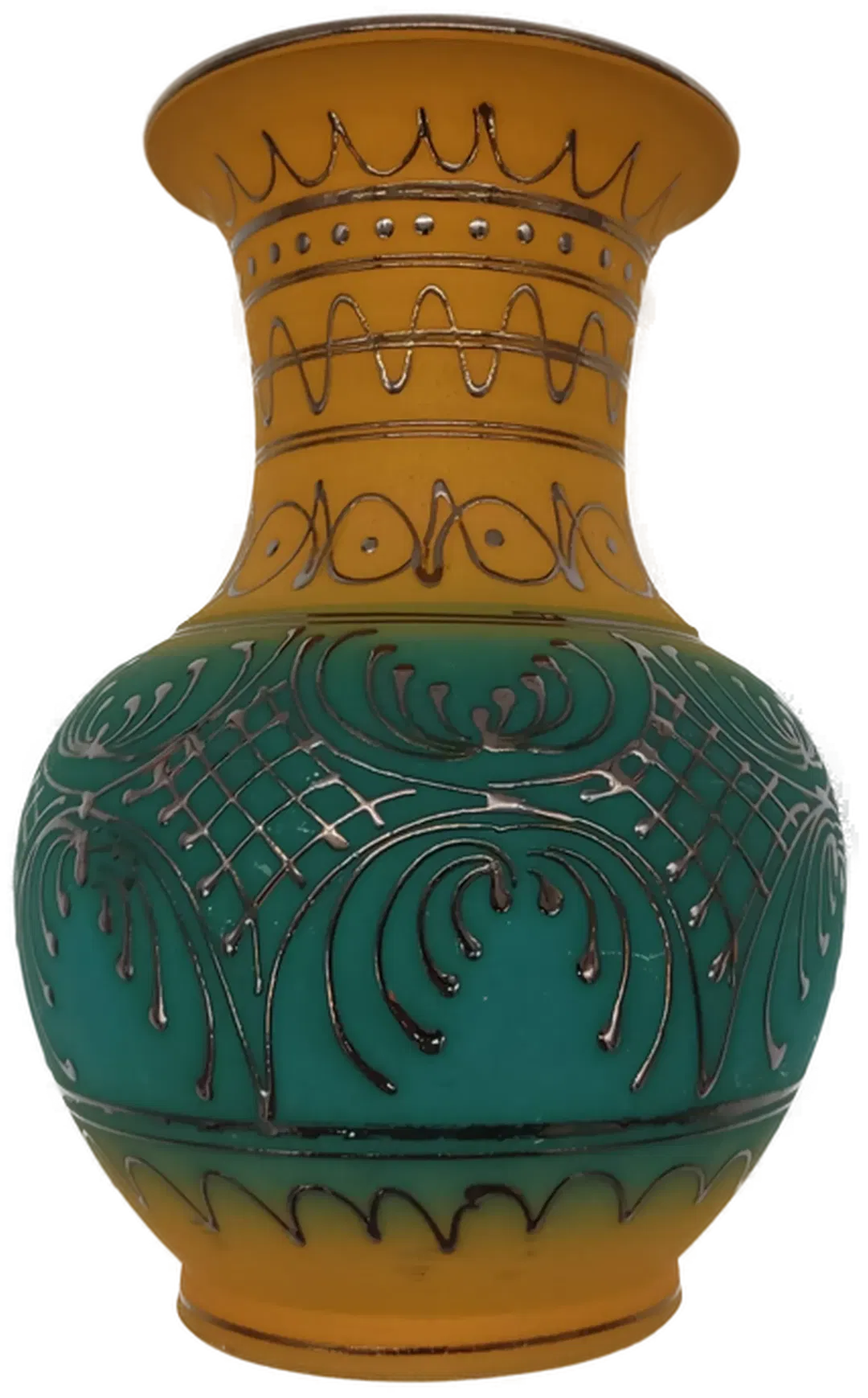 Vase aus Ton, reich verziert - Bild 1