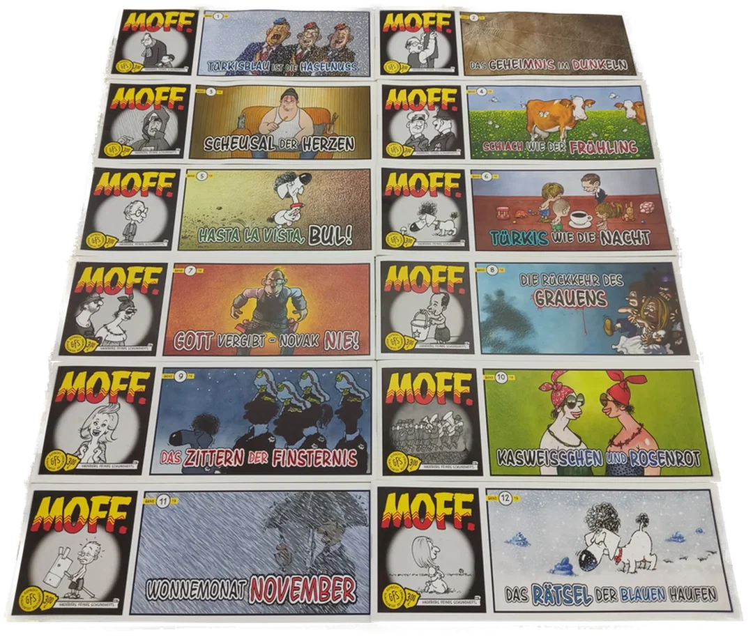 MOFF. Comic-Heft Konvolut 2019 12 Teile vollzählig in Mappe  – Bild 4