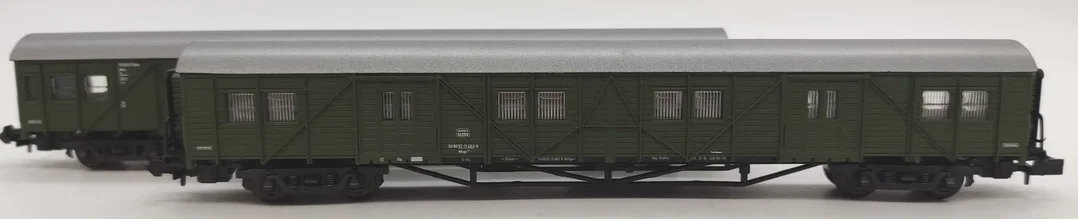 Roco Spur N 2 Stück 02372A DB Behelfspackwagen MDyge Ep.4 – Bild 2