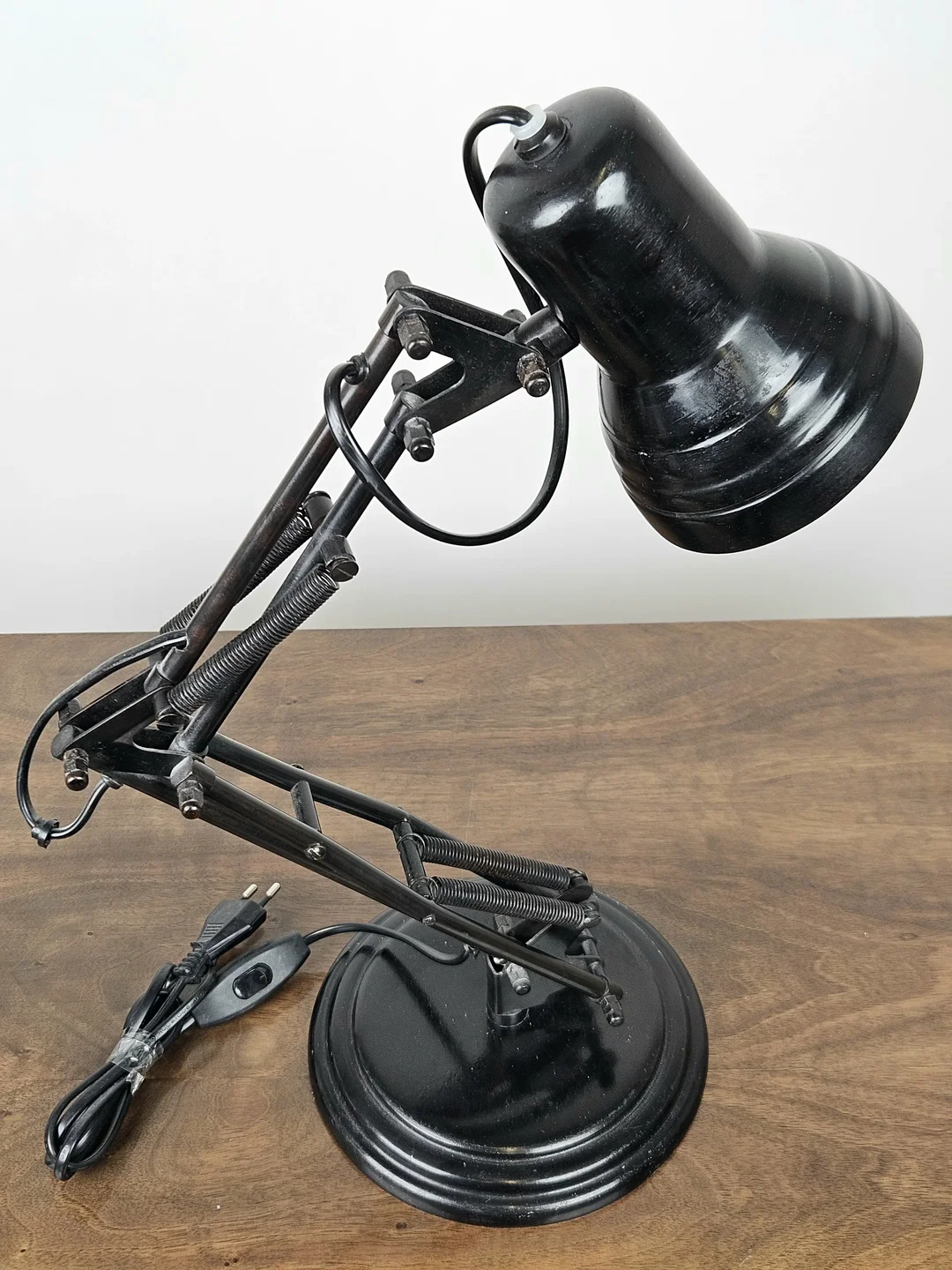 Vintage Tischlampe, schwarz – Bild 3