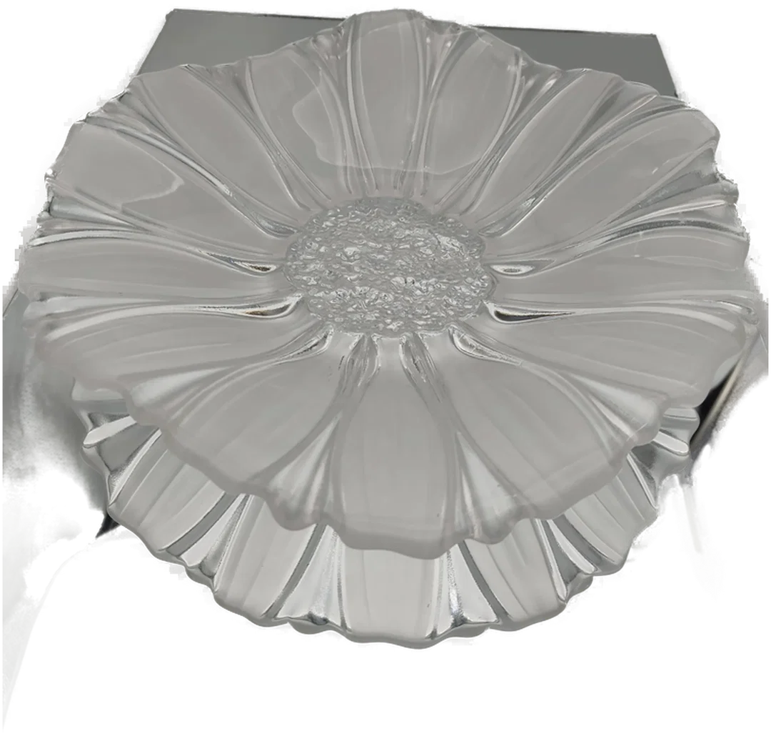 Kristall-Servierplatte Mikasa Transparent | Sunflower Frost – Bild 8