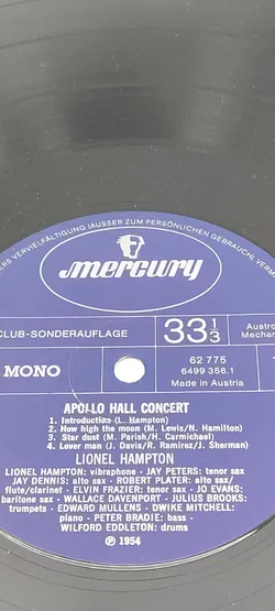 LP Vinyl Lionel Hampton 