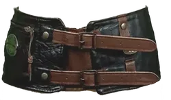 Racer Motorrad Herren Leder Nierengurt schwarz/braun - Bild 2