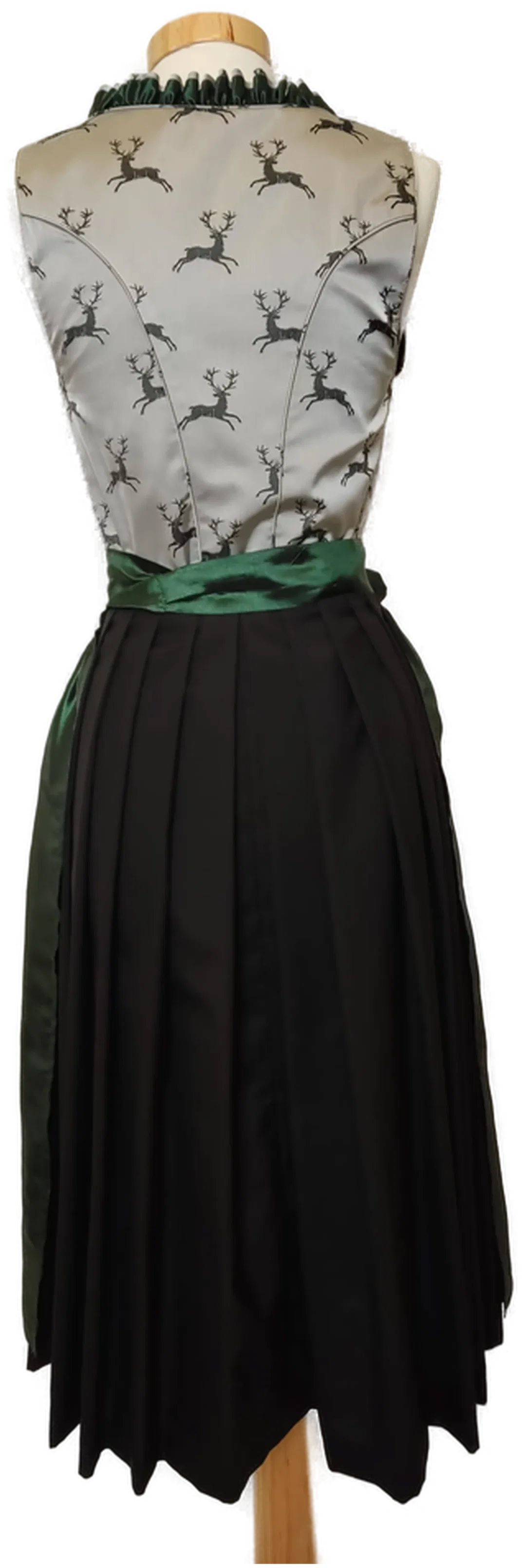 Kaiser Franz Josef Damen Dirndlkleid grün/schwarz/grau Gr. 34 – Bild 4