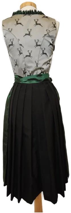 Kaiser Franz Josef Damen Dirndlkleid grün/schwarz/grau Gr. 34 - Bild 4