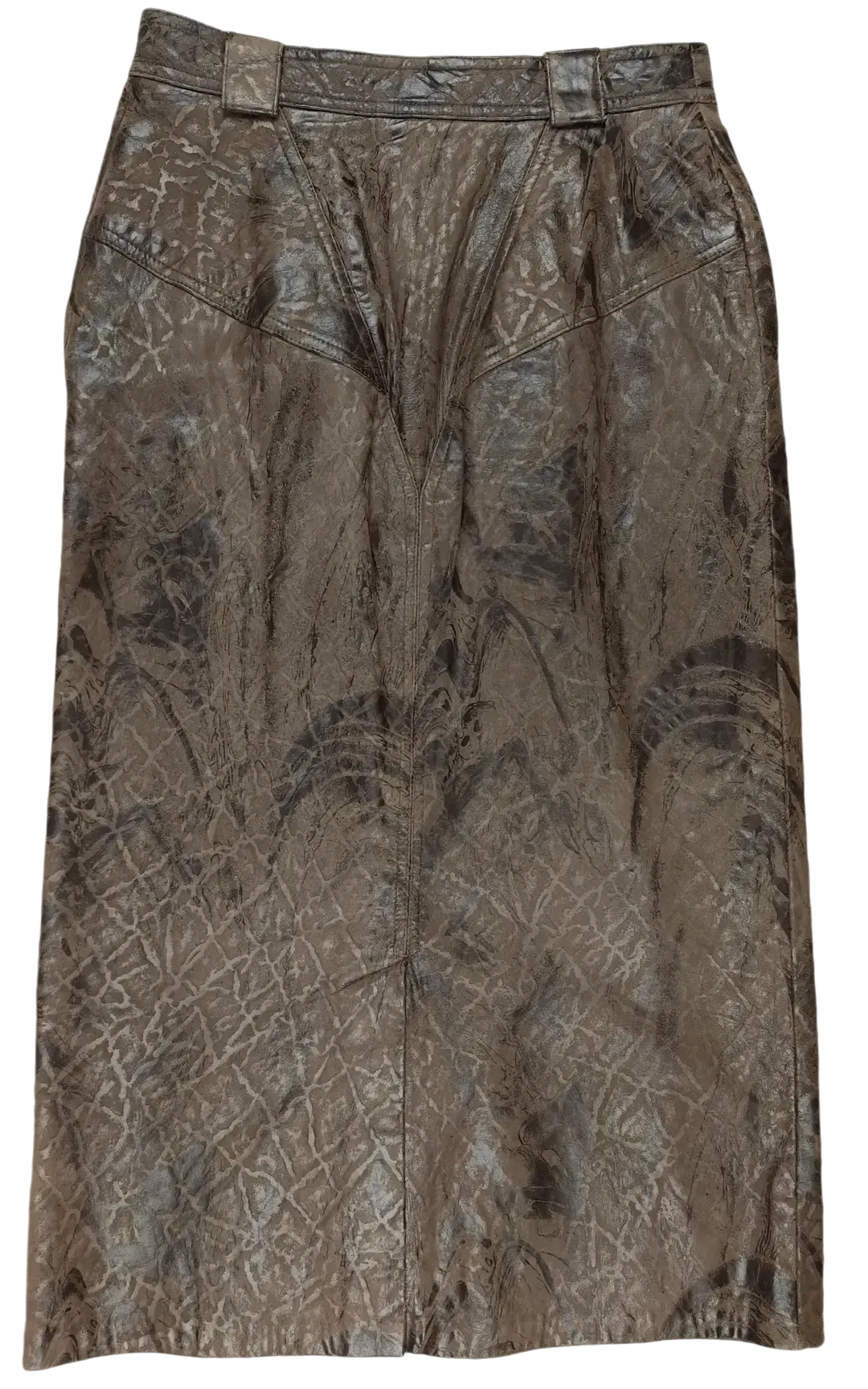 Lutz Teutloff collection Damen Lederrock, braun - Gr. 38 - Bild 1