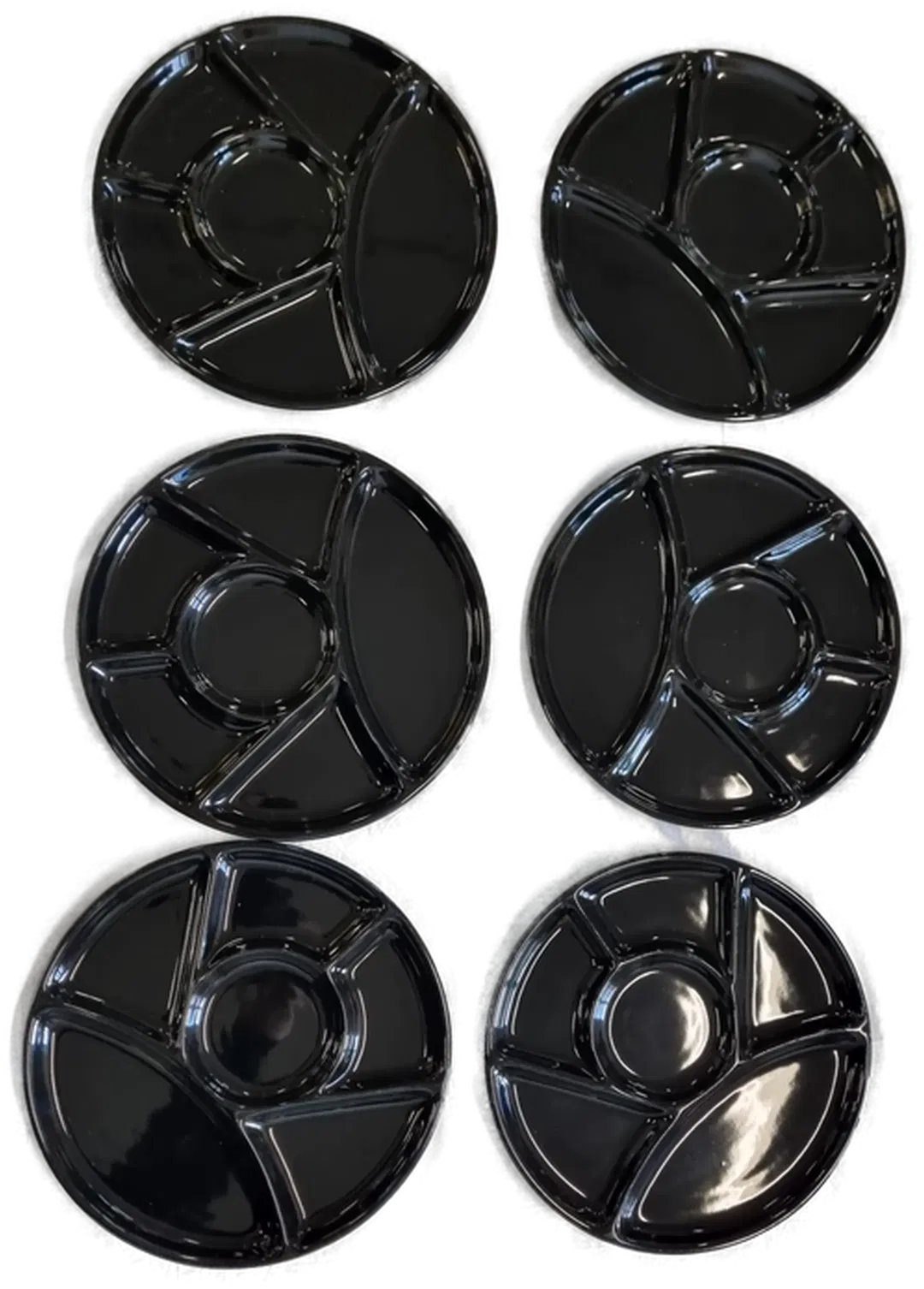 Kika Fondueteller Set Porzellan 6 tlg. - Bild 1